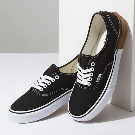 Vans - Vans Authentic Gum Block Black Men's Classic Skate Shoes Size 9 ...