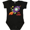 thumbnail image 3 of Inktastic 1st Birthday Rocketship One Year Old Boys or Girls Baby Bodysuit, 3 of 5