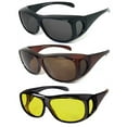 thumbnail image 2 of 1 x Fit Over Polarized Sunglasses Cover All Lenses Wear Glasses, 2 of 4