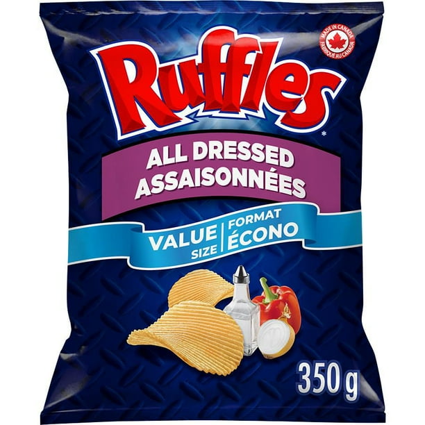 Ruffles All Dressed Flavoured Potato Chips, 350g Walmart.ca