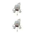 thumbnail image 1 of Guardoinrt Modern Minimalist Brooch Pin Unique And Fashionable Statement Piece Stylish Versatile Flower Brooch Milky white 2Set, 1 of 6