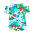 thumbnail image 5 of Hawaiian Style Pet Dog T-Shirts Cute Short Sleeve Chiffon Clothes for Small to Medium Puppy Cats Cool Summer Costume, 5 of 9