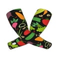 thumbnail image 2 of Daiia Cartoon Vegetables UV Sun Protection Arm Sleeves - Cooling Compression Arm Sleeve - Sports & UV Arm Sleeves for Men & Women, 2 of 8