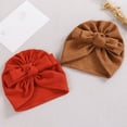 thumbnail image 3 of Decorative Baby Hat Easy Wear Nylon Bowknot Design Soft Infant Cap for Daily Life, 3 of 8
