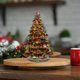 thumbnail image 5 of Seyotauo Glass Christmas Tree Gifts Set Mini Colorful Crystal Christmas Trees Figurines Decor Miniature Glass Christmas Trees Gifts Christmas Tree Ornaments for Tabletop Xmas Party Home, 5 of 6