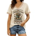 thumbnail image 3 of Vintage Dolly V‑Neck Shirt, Parton Memorial T‑Shirt, Country Legend Tee, Nashville Western Shirt, Retro Country Singer Graphic Tee L, 3 of 5
