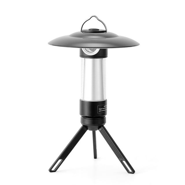 Riwcyla LED Camping Light Multifunctional Tent Lamp Emergency Flashlight Rechargeable Work Light with 5 Light Modes Magnetic Base Tripod Stand for Camping Hiking Fishing