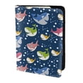 thumbnail image 2 of Rateoe Colorful Cartoon Shark Pattern Passport Holder Wallet Leather Mulit-purpose Travel Wallet Credit Cards Case ,Passport Cover for Women Men-6.5 in, 2 of 5