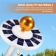 thumbnail image 3 of Moyic Asta de bandera Top Gold Ball Flagpole Ball Head Convenient Small Flags Accessories Flag Pole Decor Superficie recubierta para exteriores Jardín y Patio Moyic HA014382-00, 3 of 6