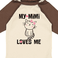 thumbnail image 4 of Inktastic Mimi Loves Me Grandchild Girls Girls Long Sleeve Baby Bodysuit, 4 of 5