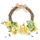 thumbnail image 4 of Guirnalda de flores para puerta delantera Fernando colgante telón de Fondo decorativo interior amarillo, 4 of 6