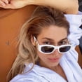 thumbnail image 2 of Gafas de Sol FEISEDY Retro a la Moda Rectangulares Vintage B2322, 2 of 8