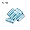 thumbnail image 3 of Uxcell Shoelace Locks Buckle, Aluminum Elastic No Tie Shoe Lace Turnbuckle, Glossy Light Blue, 3 of 5
