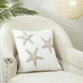 thumbnail image 3 of Saro Lifestyle Starfish Serenity Down Filled Throw Pillow, 3 of 3