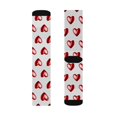 thumbnail image 4 of Red Heart Sublimation Socks, Valentines Day Sock, Heart Socks, 4 of 4