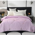 thumbnail image 4 of Affordablo Cheap Lightweight Cold Bedding Comforter for All Season Lightweight Throw Blankets for Couch Lightweight Sofa Throw Blanket Throw Purple Cooling Blanket, 4 of 5