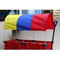 thumbnail image 2 of Millside full Rainbow Coloured Wagon Canopy 20" x 38", 2 of 5
