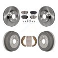 thumbnail image 1 of Transit Auto Front Rear Disc Brake Rotors Ceramic Pads and Drum Kit for Car Toyota RAV4 K8T-103645, 1 of 11
