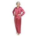 thumbnail image 1 of Women's 100% Silk Pajama Set - Luxury Sleepwear Pjs by TexereSilk (Morning Dew), 1 of 4