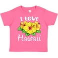 thumbnail image 3 of Inktastic I Love Hawaii Hibiscus Flowers Boys or Girls Toddler T-Shirt, 3 of 5