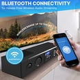 thumbnail image 4 of Pyle Barra de sonido envolvente Bluetooth 3D - Sistema de sonido compatible con TV, USB, SD, Radio FM con entrada AUX de 3,5 mm y control remoto inalámbrico - PSBV200BT, 4 of 5