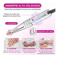 thumbnail image 2 of Pulidor De Uñas Eléctrico Malubero Kit de Manicure Gris, 2 of 5