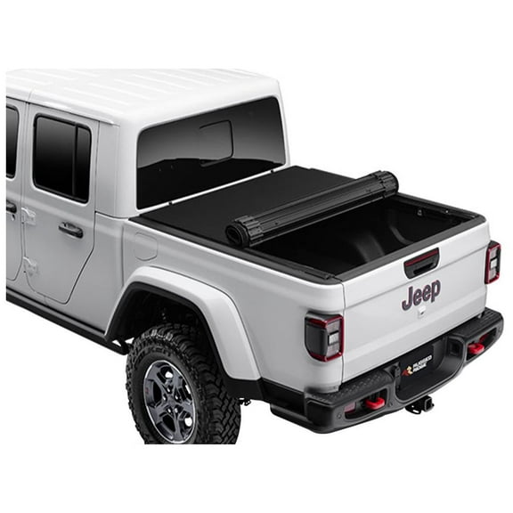 Rugged Ridge by RealTruck Armis Hard Rolling Bed Cover for Gladiator JT | Textured Black | 13550.23 | Compatible with 2020-2024 Jeep Gladiator JT