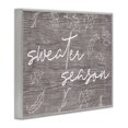 thumbnail image 2 of Stupell Industries Rustic Lodge Sweater Season Phrase Falling Leaves Outlines Rustic Pattern Gray Framed Giclee Art, 30 x 24, by Lil' Rue, 2 of 7