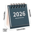 thumbnail image 3 of Pocket Calendar Small Desk Calendar 2025-2026 Mini Small Desk Calendar Unprinted Wind Calendar Punch Card Countdown Planner Deskp Small Ornaments, 3 of 6