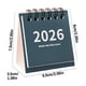 thumbnail image 3 of Mini Desk Calendar | Unprinted Tear-Off Wind Countdown Planner | Triangular Foldable | Double Binding | Paper Construction | Vertical Size 7.5x6.5x3.5cm | Desktop Organizer | Portable Schedule, 3 of 6
