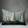 thumbnail image 3 of Creative Products Faded Painted Sailboats 14x20 Indoor / Outdoor Pillow, 3 of 3