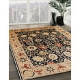 thumbnail image 2 of Ahgly Company Indoor Rectangle Mid-Century Modern Bakers Brown Oriental Area Rugs, 5' x 8', 2 of 6