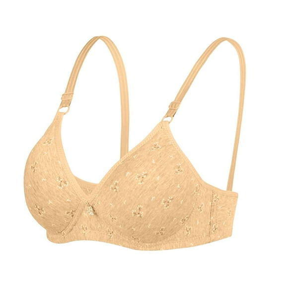 Women's Blissful Benefits Underarm-Smoothing with Seamless Stretch Wireless Lightly Lined Comfort Bra Complexion 44