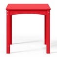 thumbnail image 5 of WestinTrends Treehouse Kids 24" Wide HDPE Plastic Childrens Square Dinner Table, Red, 5 of 16