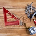 thumbnail image 1 of Regla de medición de múltiples ángulos 3D portátil para ingenieros de construcción industrial Rojo, 1 of 8