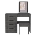 thumbnail image 5 of TUHOME Kaia Makeup Vanity With Mirror  Engineered Wood Dressers in  Multi-color, 5 of 9