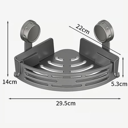 HuiXinOu Bathroom Storage Rack No Drill Adhesive Shower Caddy Triangle Corner Organizer for Bath and Shower Easy Installation HuiXinOu Bathroom Storage Rack No Drill Adhesive Shower Caddy Triangle Corner Organizer for Bath and Shower Easy Installation