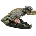 thumbnail image 4 of Décoration Crocodile Statue en Résine pour Jardin Outils Décoratifs pour Cour Parc Étang, 4 of 5