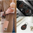 thumbnail image 5 of Binienty Floral Ladybug Car Seat Covers Full Set Front and Backseat Automotive Seat Covers & Accessories 15 Inch Car Steering Wheel Cover + Armrest Pad + Headrest Protectors + Keyring, 14 Pack, 5 of 8