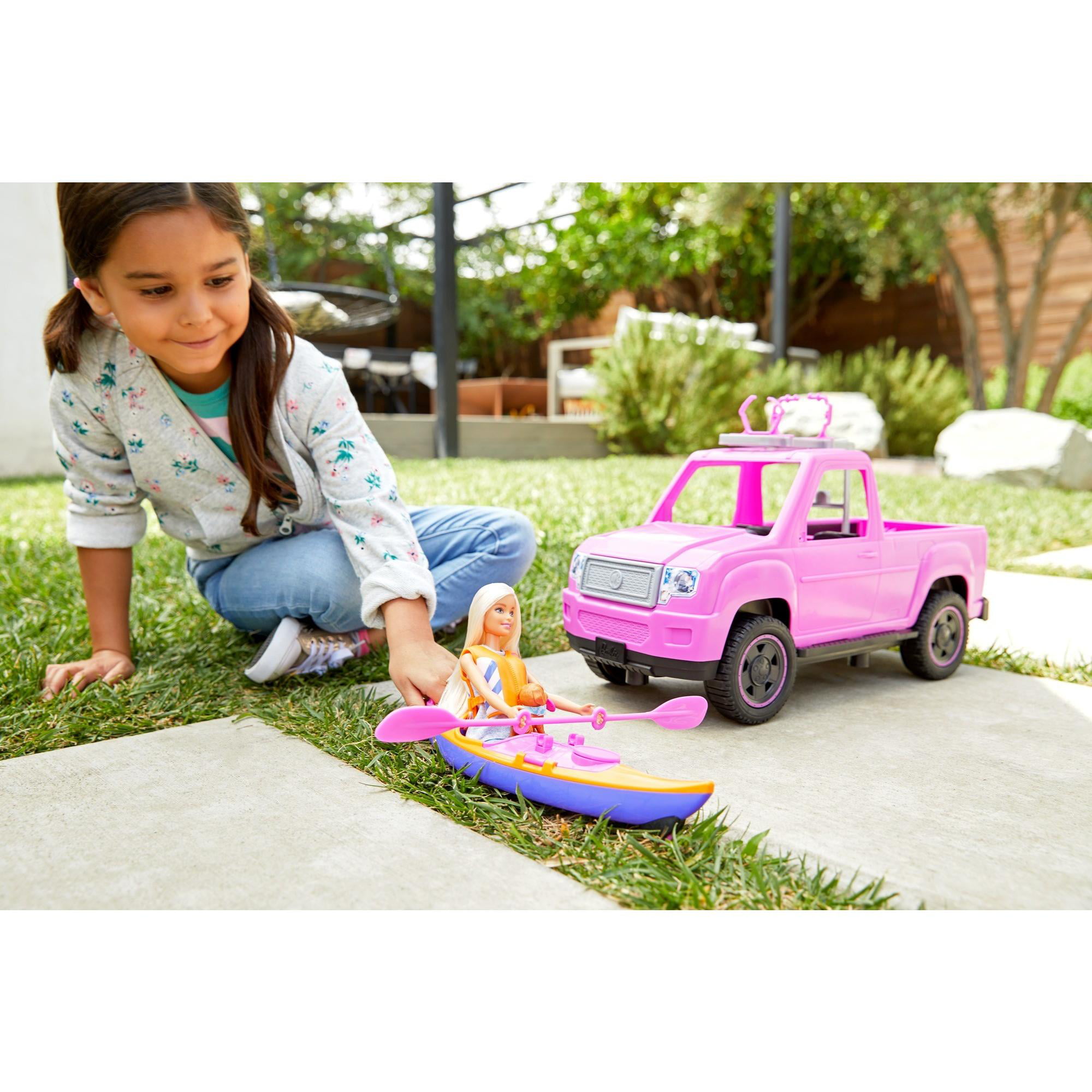 barbie truck with kayak