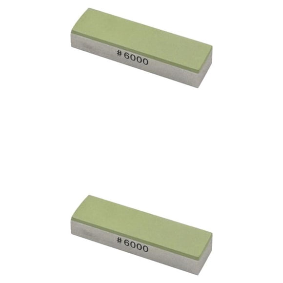 Toystoory CarbiteResin Oilstone verde Carbito de resina resistente para resultados de afilado duraderos Alta eficiencia 6000mash 6000 puré 2piezas