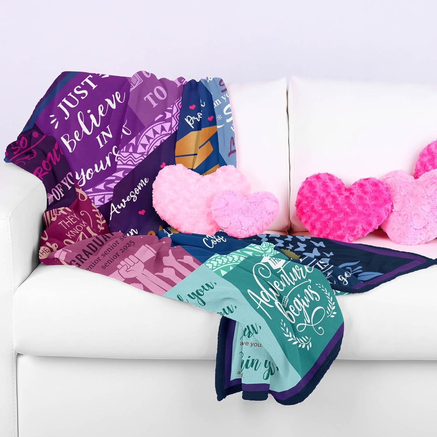 Graduation Gifts Blanket - 2026 High School College Graduation Gifts for Her Him - Class of 2026 Throw