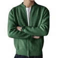 thumbnail image 4 of RXMEKW Short Sleeve Cardigan, Mens Casual Jacket with Zipper, 4 of 7