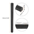 thumbnail image 2 of Unique Bargains Gear Rack 3Mod 30mmx30mmx500mm 45# Steel Straight Linear Spur Rack for Machines Automotive, 2 of 7