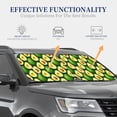 thumbnail image 4 of Vsdgher Avocado Print Car Windshield Sun Shade, Reflective Sunshade Window Sunshade Sun Visor Protector Fit for Cars,Trucks,SUVs-Small, 4 of 6