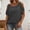 Dark Gray, variant on Gamivast Cold Shoulder Tops for Women Short Sleeve Scoop Neck T Shirts Casual Loose Fit Summer Blouses Basic Flowy Tees for Daily Vacation Khaki S