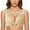 Beige, variant on Pimfylm Bras for Women Plus Size Push up Front Close Comfy Bras Lounge Bras Full Coverage Wrap Comfortable(Grey,40/90B)