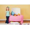 Little Tikes Sort 'N Store Kids Toy Storage Chest, Pink and White