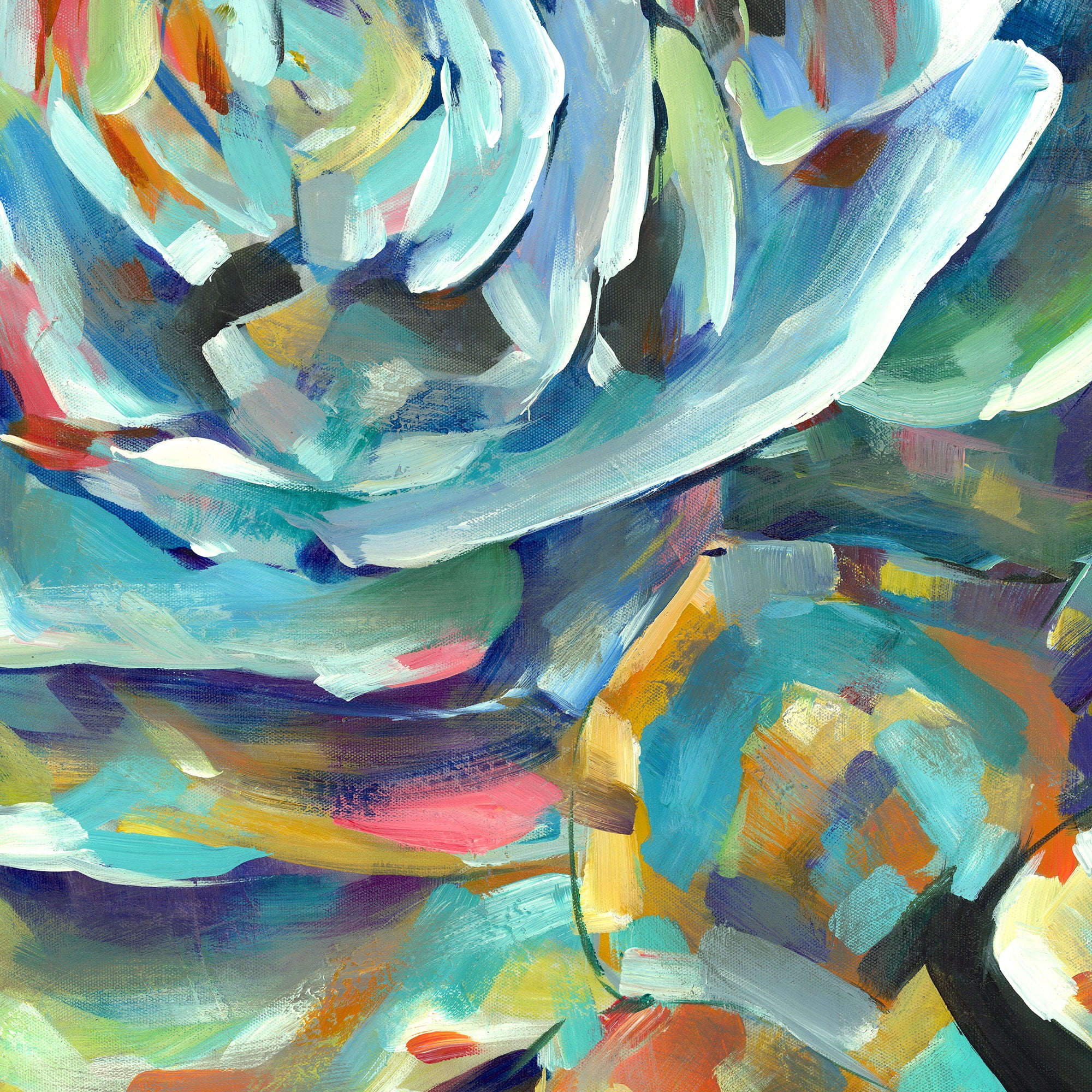 Desert Bloom Soft by Frank Parson Wrapped Canvas Painting Art Print