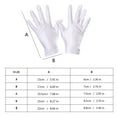 thumbnail image 5 of White Gloves Formal Uniform Gloves for Boys Girls Art Show Party White Gloves Formal Pageant for Etiquette, 5 of 11